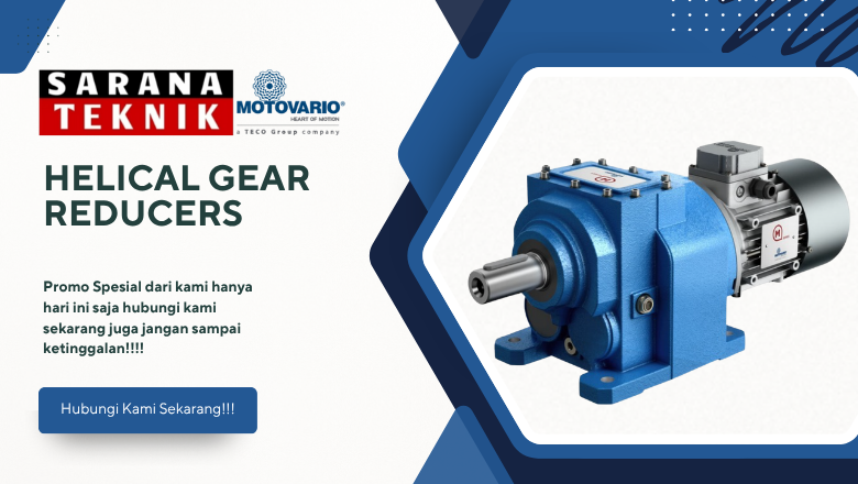 Helical gear reducers